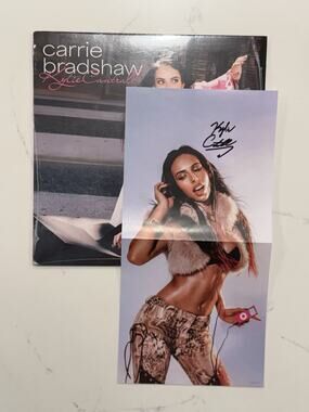 Kylie Cantrall Carrie Bradshaw 7” vinyl with Signed Poster AUTOGRAPHED #1
